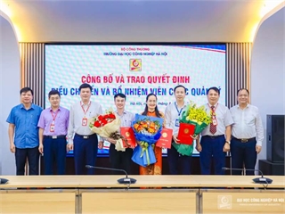 Thành lập Trường Kinh tế thuộc Trường Đại học Công nghiệp Hà Nội và bổ nhiệm viên chức quản lý