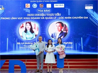 Tọa đàm "Kinh nghiệm thực tiễn" góp phần nâng cao chất lượng đào tạo sinh viên Quản trị kinh doanh, Logistics & Quản lý chuỗi cung ứng