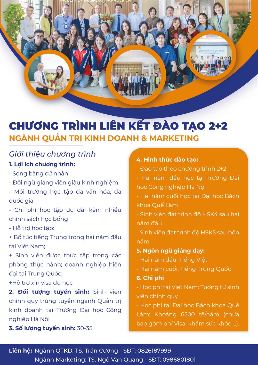 Tuyển sinh chương trình liên kết đào tạo 2+2