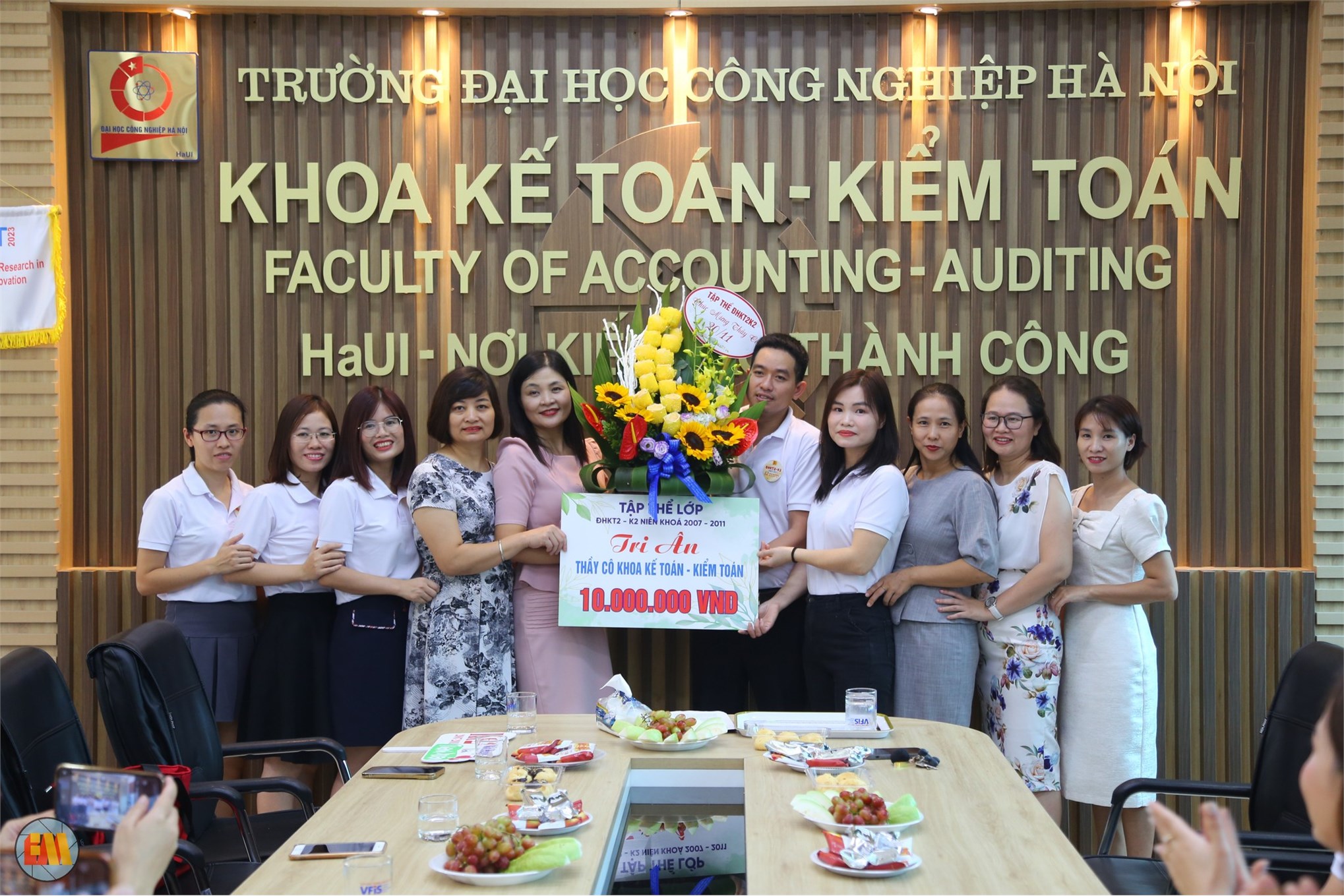 Khoa Kế Toán - Kiểm toán thực hiện chương trình dấu ấn Đại học Công Nghiệp Hà Nội - Hành trình kết nối