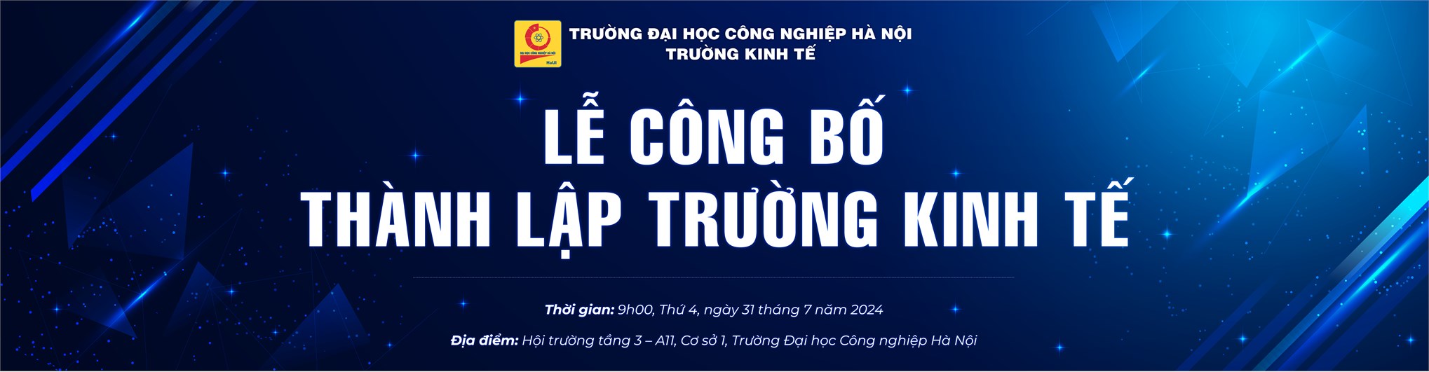 Lễ công bố thành lập Trường Kinh tế