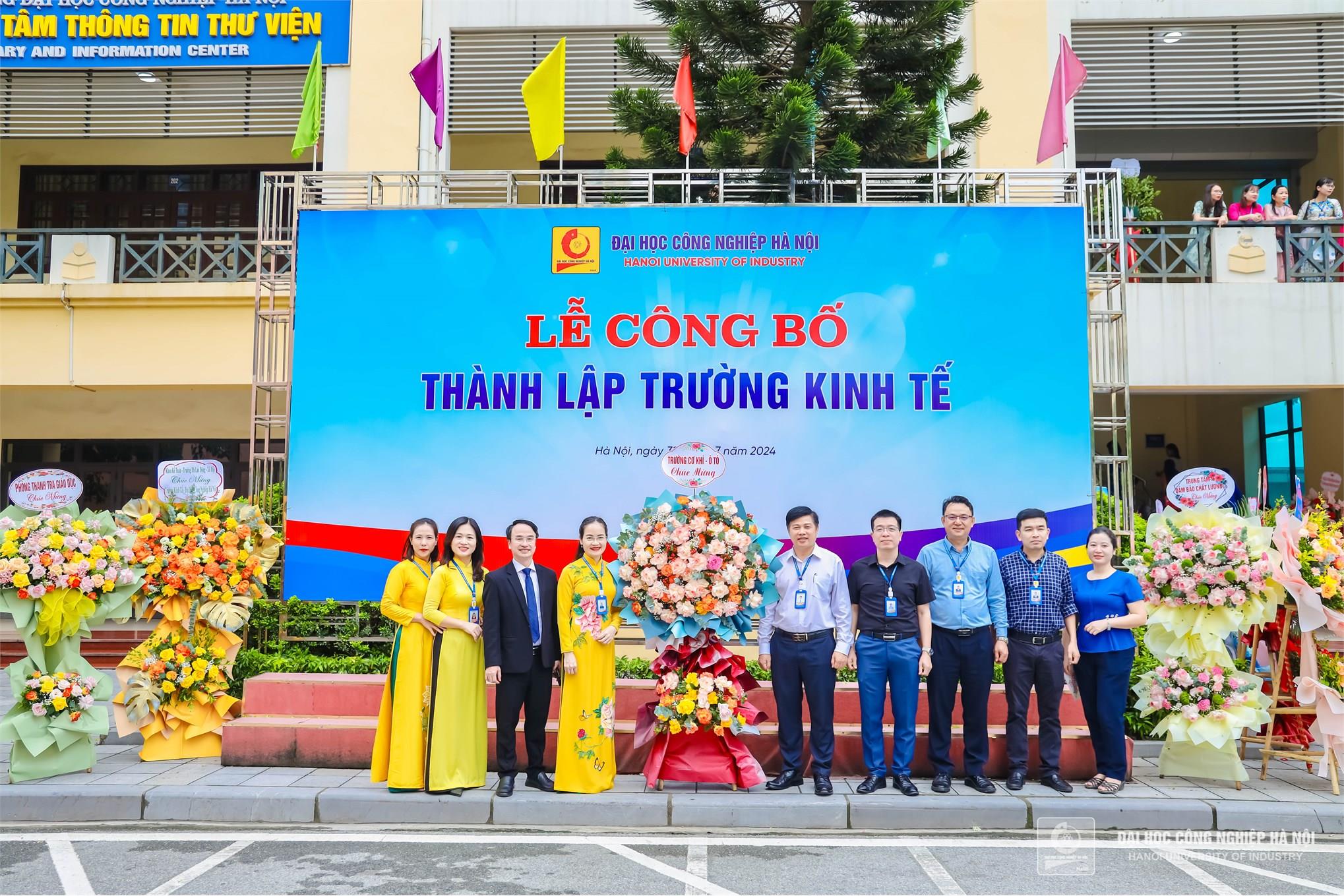 Trường Kinh tế, Trường Đại học Công nghiệp Hà Nội: Kết nối nguồn lực - Sẵn sàng hội nhập – Vững bước vươn cao