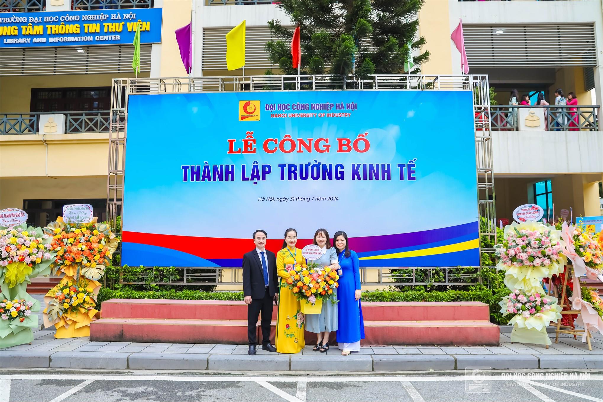 Trường Kinh tế, Trường Đại học Công nghiệp Hà Nội: Kết nối nguồn lực - Sẵn sàng hội nhập – Vững bước vươn cao