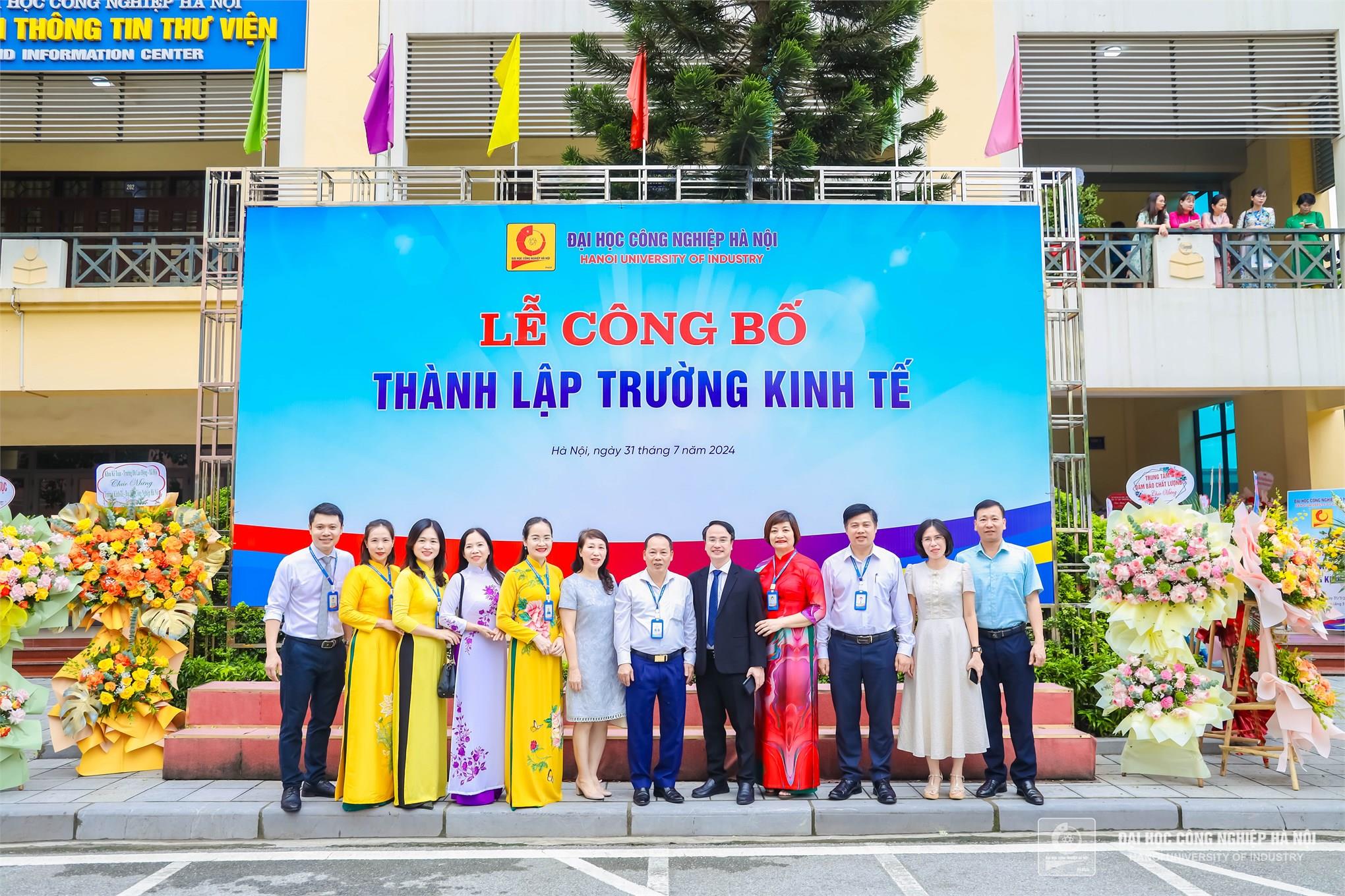 Trường Kinh tế, Trường Đại học Công nghiệp Hà Nội: Kết nối nguồn lực - Sẵn sàng hội nhập – Vững bước vươn cao