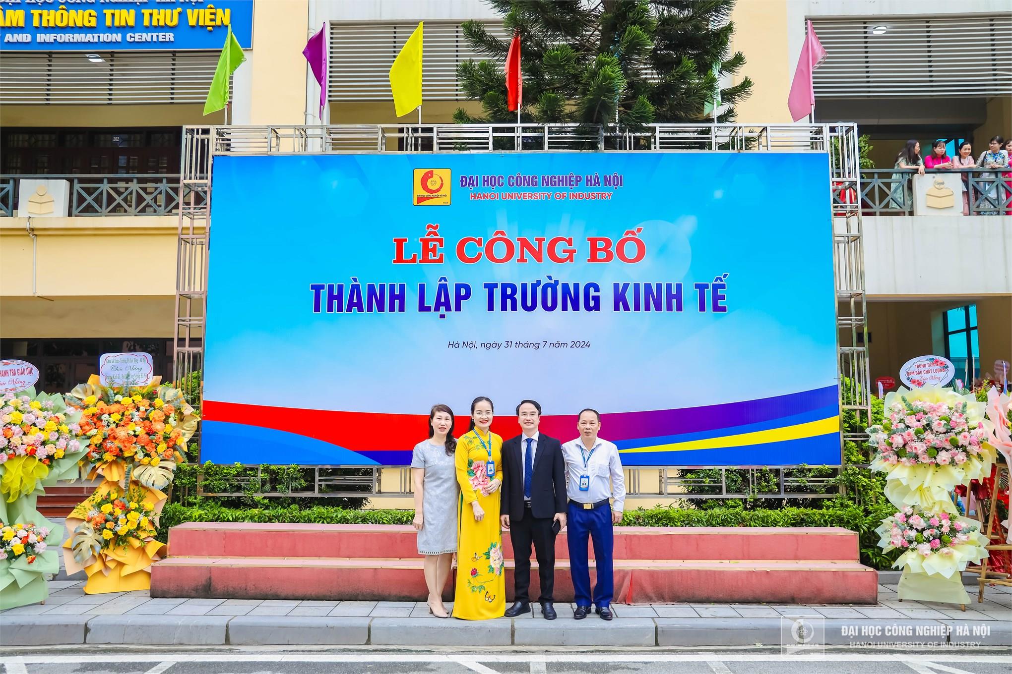 Trường Kinh tế, Trường Đại học Công nghiệp Hà Nội: Kết nối nguồn lực - Sẵn sàng hội nhập – Vững bước vươn cao