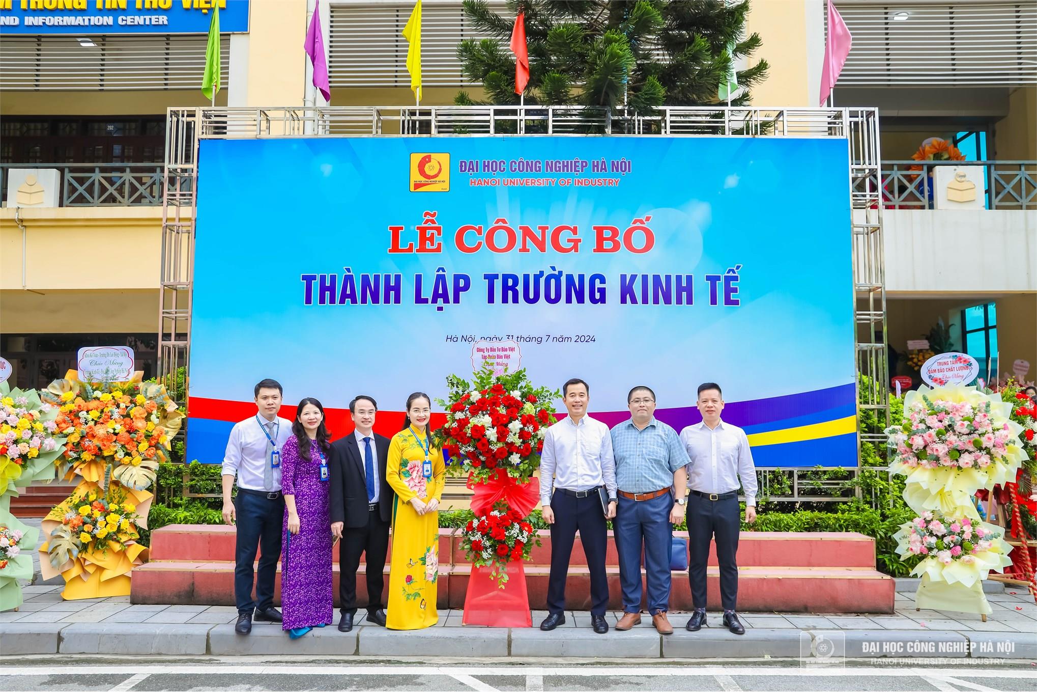 Trường Kinh tế, Trường Đại học Công nghiệp Hà Nội: Kết nối nguồn lực - Sẵn sàng hội nhập – Vững bước vươn cao