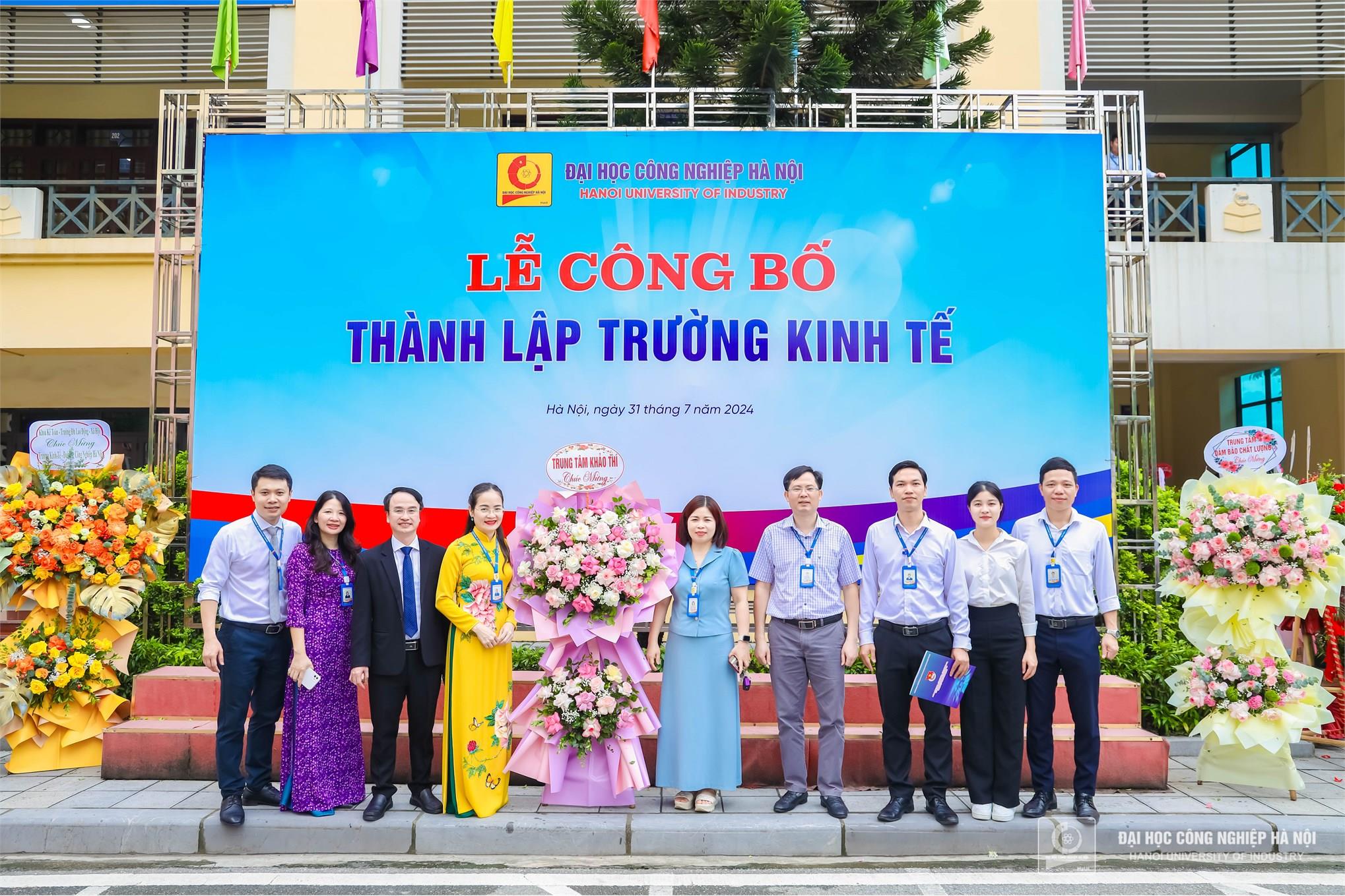 Trường Kinh tế, Trường Đại học Công nghiệp Hà Nội: Kết nối nguồn lực - Sẵn sàng hội nhập – Vững bước vươn cao