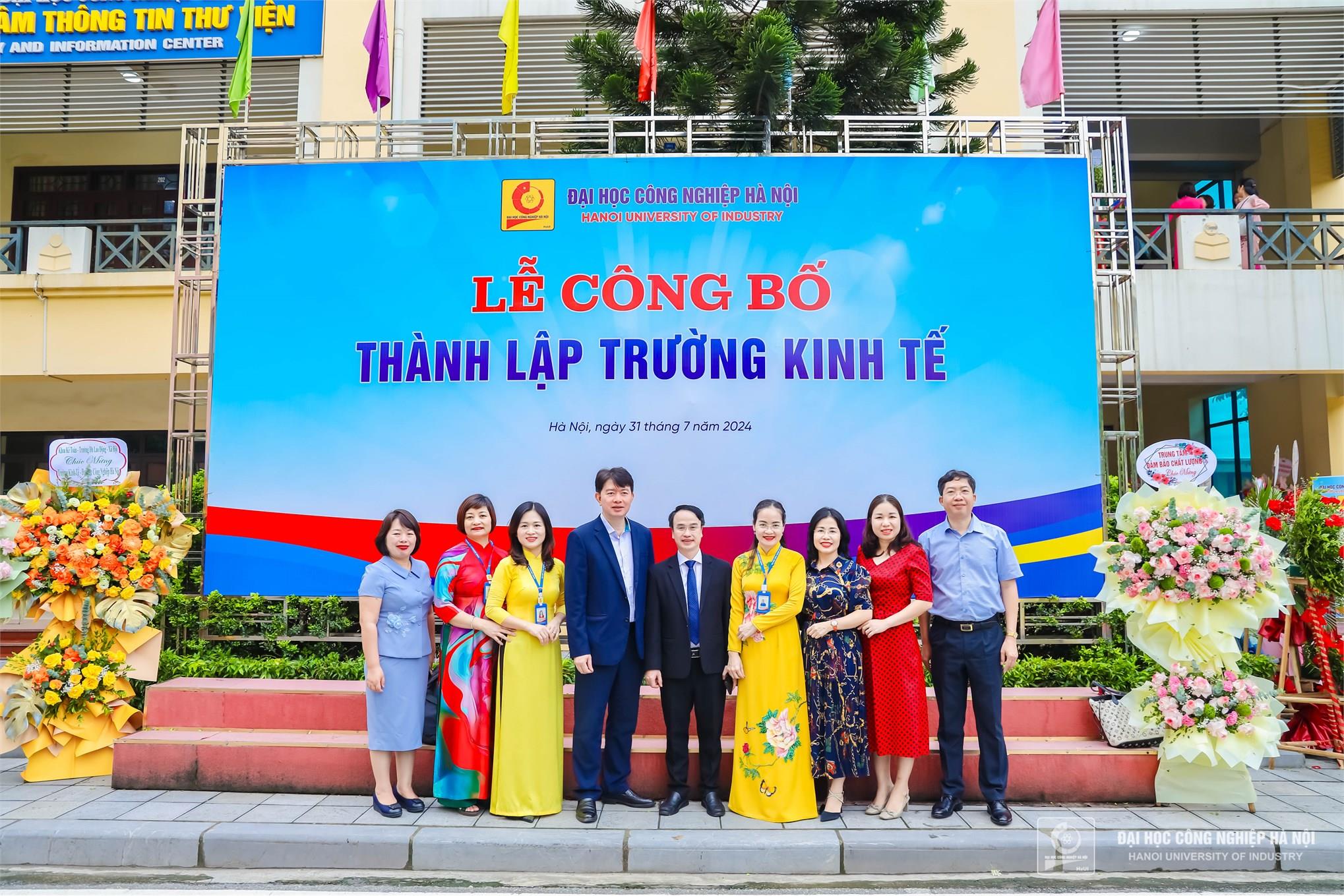 Trường Kinh tế, Trường Đại học Công nghiệp Hà Nội: Kết nối nguồn lực - Sẵn sàng hội nhập – Vững bước vươn cao