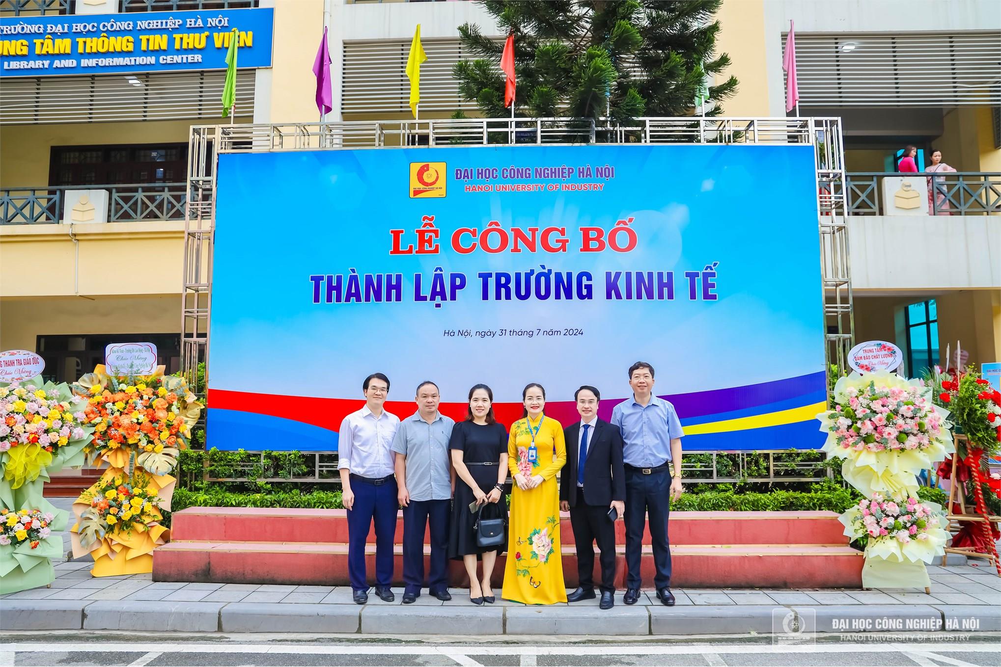 Trường Kinh tế, Trường Đại học Công nghiệp Hà Nội: Kết nối nguồn lực - Sẵn sàng hội nhập – Vững bước vươn cao