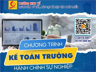 TUYỂN SINH CHƯƠNG TRÌNH BỒI DƯỠNG KẾ TOÁN TRƯỞNG HÀNH CHÍNH SỰ NGHIỆP