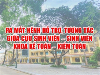 Câu lạc bộ Đổi mới sáng tạo và Khởi nghiệp Trường Kinh tế (SEIC) ra mắt Kênh hỗ trợ và tư vấn cho sinh viên chuyên ngành Kế toán – Kiểm toán