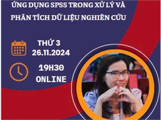 Trường Kinh tế tổ chức tập huấn nghiên cứu khoa học: “Ứng dụng SPSS trong xử lý và phân tích dữ liệu”