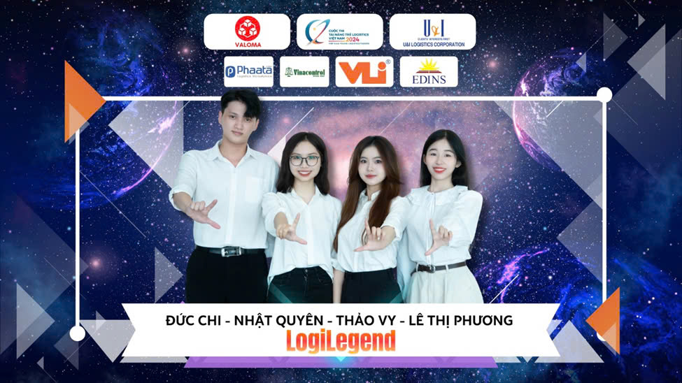 Đội thi Logilegend – trường kinh tế tham dự chung kết cuộc thi Tài năng trẻ Logistics Việt Vam 2024 - Viet Nam young logistics talents