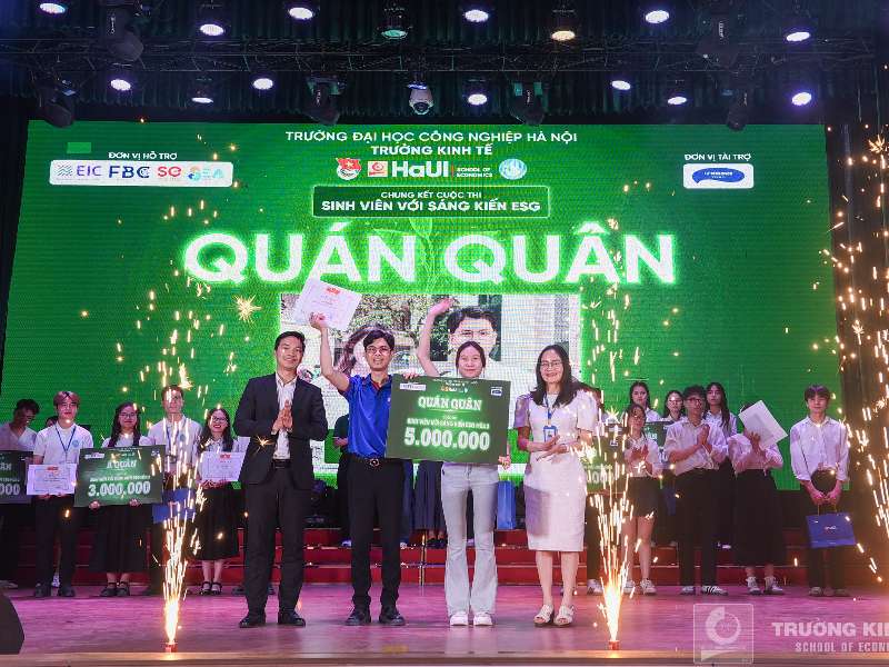 Chung kết "Sinh viên với sáng kiến ESG" mùa 2: Sân chơi sáng tạo hướng đến phát triển bền vững