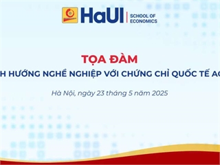 Tổ chức tọa đàm “Định hướng nghề nghiệp với chứng chỉ quốc tế ACCA”