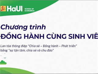 Thư mời đồng hành "Chương trình đồng hành cùng sinh viên"