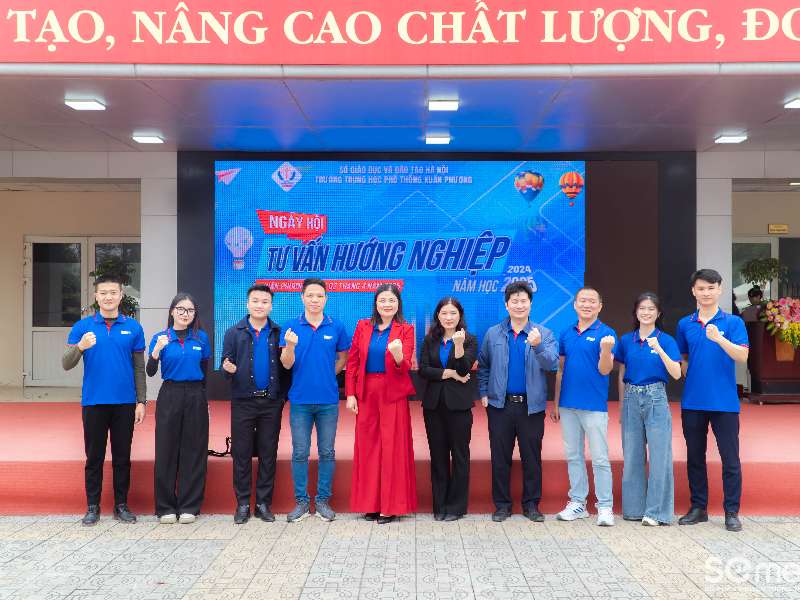 Trường Kinh tế - Trường Đại học Công nghiệp Hà Nội tham dự “Ngày hội tư vấn hướng nghiệp và tuyển sinh Đại học năm 2025” tại Trường THPT Xuân Phương – Hà Nội