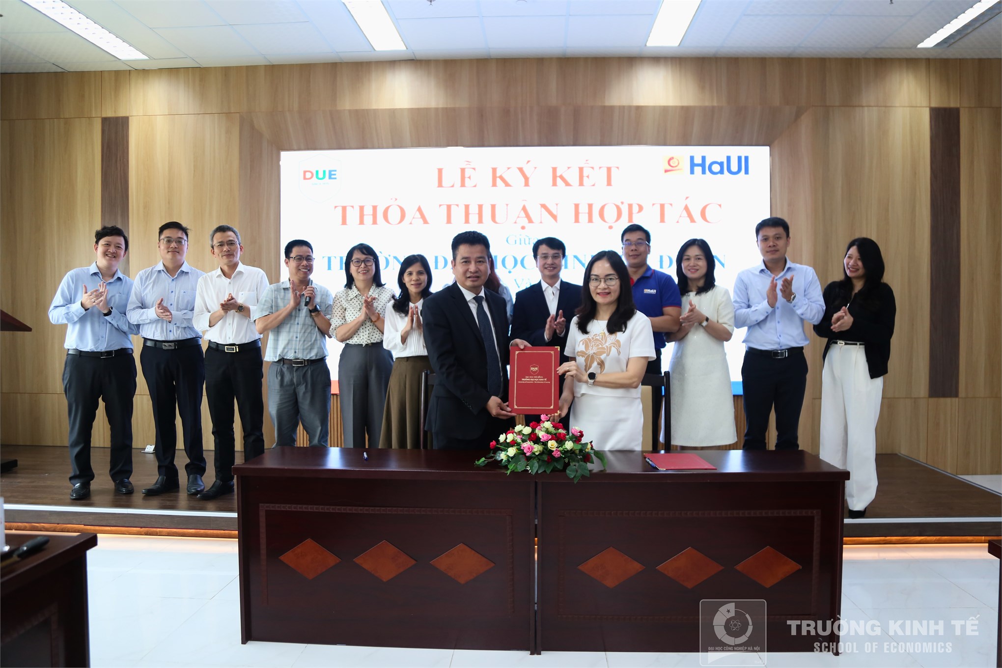 Lễ ký kết thỏa thuận hợp tác giữa Trường Đại học Công nghiệp Hà Nội và Trường Đại học Kinh tế - Đại học Đà Nẵng: Thắt chặt hợp tác - mở rộng cơ hội cho sinh viên