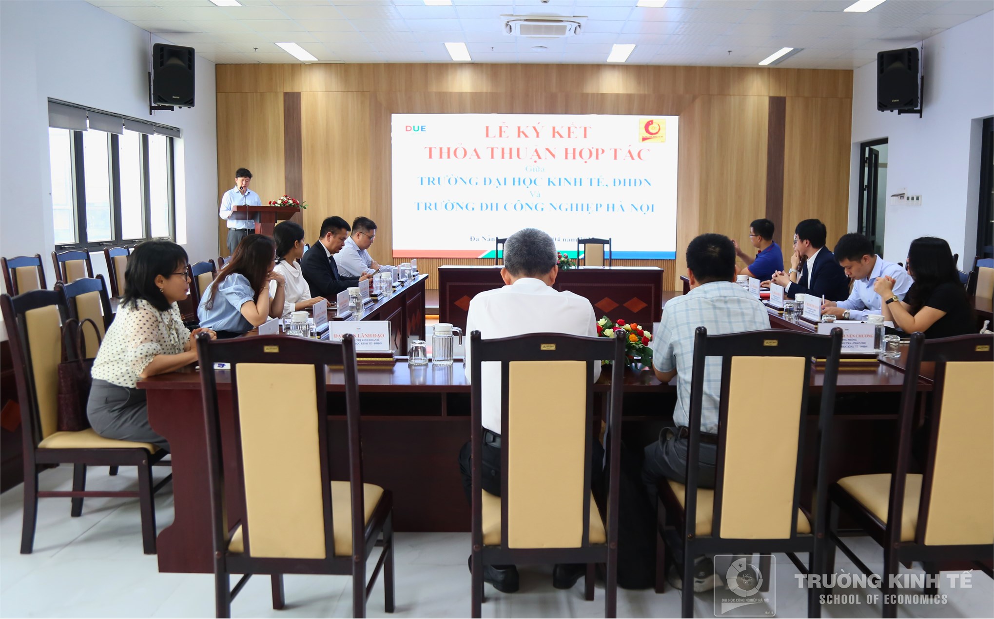 Lễ ký kết thỏa thuận hợp tác giữa Trường Đại học Công nghiệp Hà Nội và Trường Đại học Kinh tế - Đại học Đà Nẵng: Thắt chặt hợp tác - mở rộng cơ hội cho sinh viên