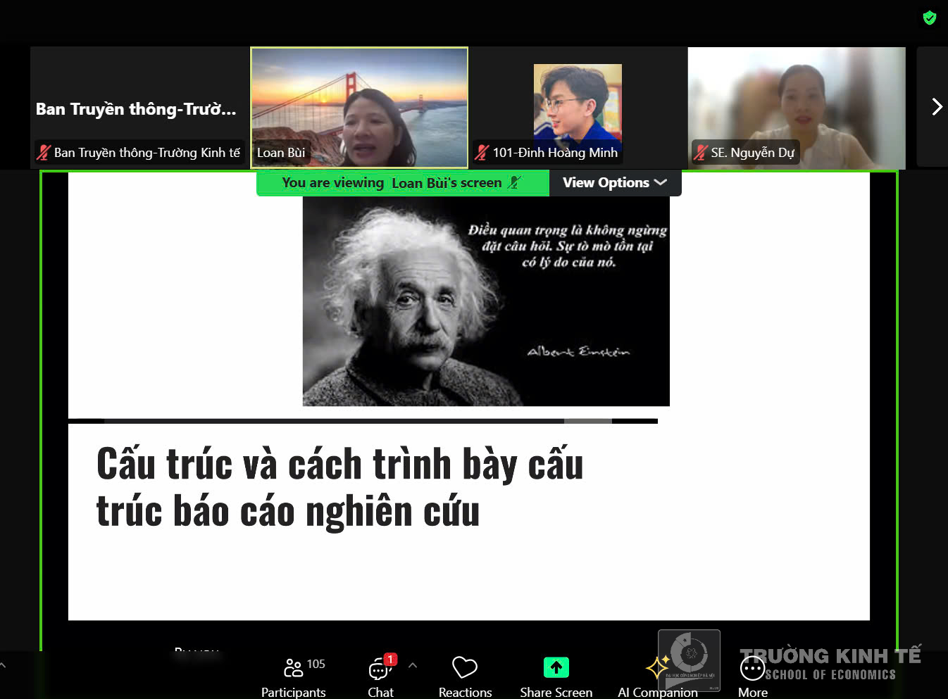 Tập huấn nghiên cứu khoa học cho sinh viên, chủ đề: `Hướng dẫn cách thức, kỹ năng viết và công bố kết quả nghiên cứu`
