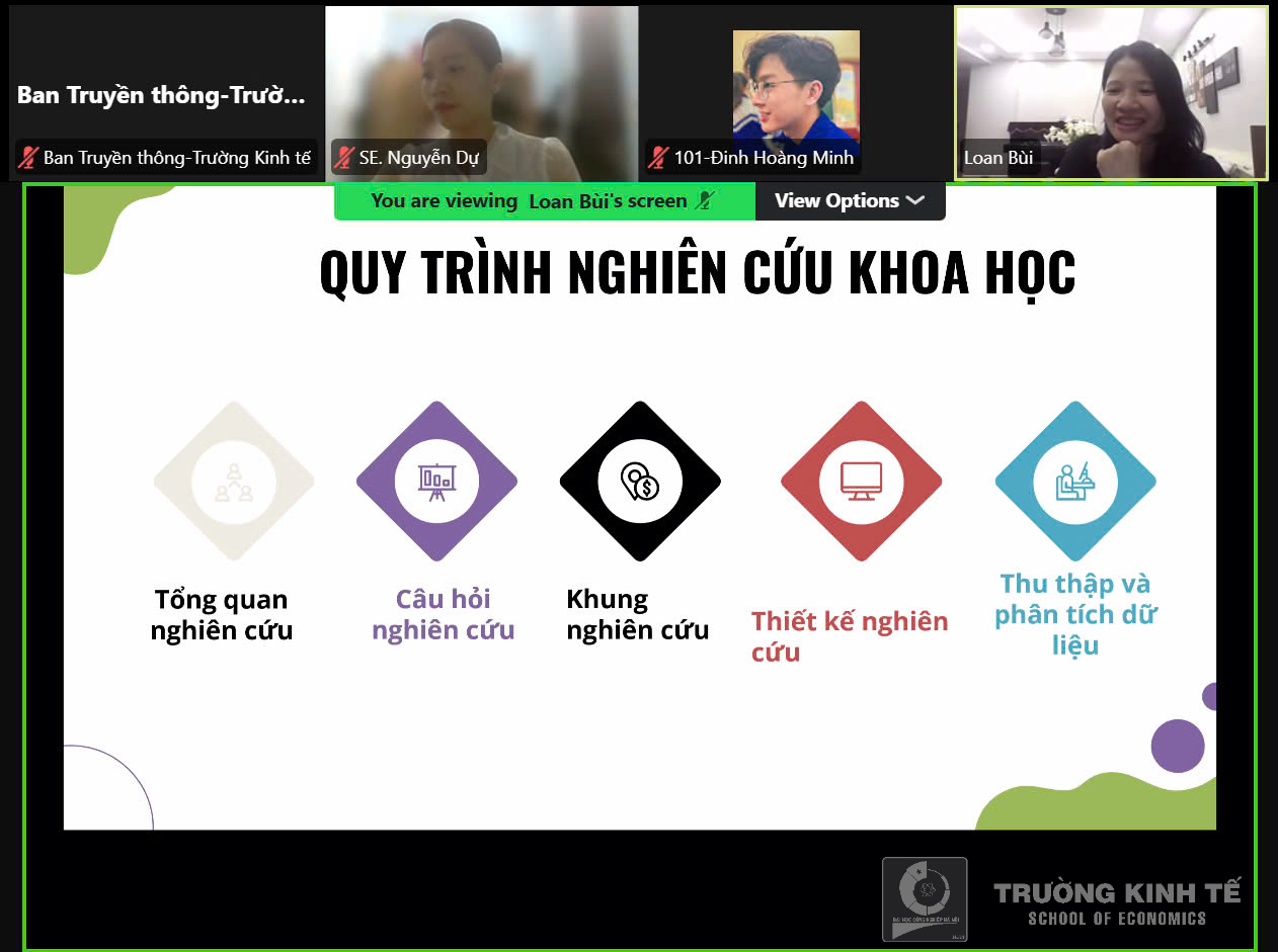 Tập huấn nghiên cứu khoa học cho sinh viên, chủ đề: `Hướng dẫn cách thức, kỹ năng viết và công bố kết quả nghiên cứu`