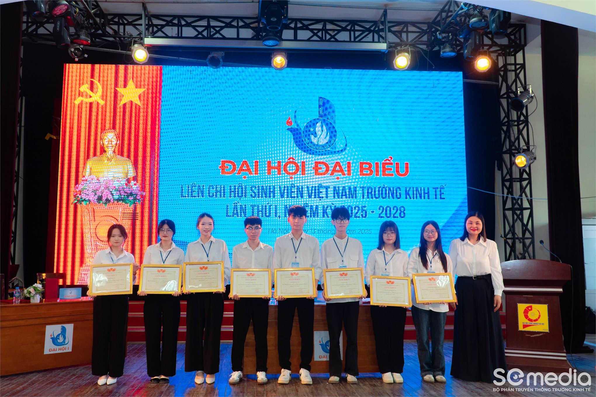 Đại hội đại biểu Liên chi hội Sinh viên Trường Kinh tế lần thứ I, nhiệm kỳ 2025–2028: Dấu mốc mới cho sự phát triển vững mạnh