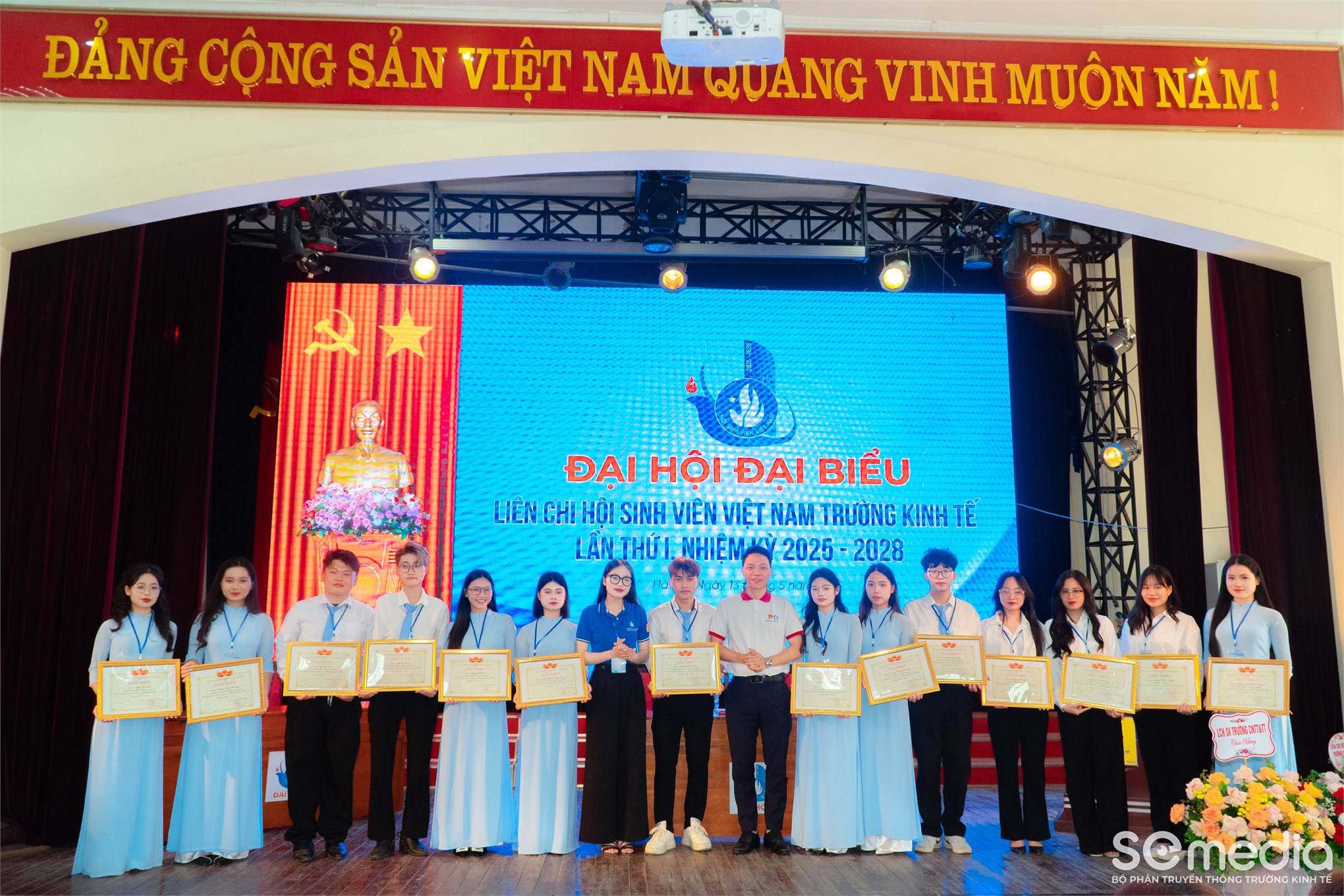 Đại hội đại biểu Liên chi hội Sinh viên Trường Kinh tế lần thứ I, nhiệm kỳ 2025–2028: Dấu mốc mới cho sự phát triển vững mạnh