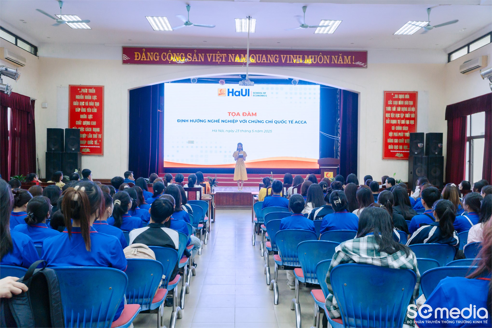 Tọa đàm “Định hướng nghề nghiệp với chứng chỉ quốc tế ACCA” diễn ra tại Trường Đại học Công nghiệp Hà Nội