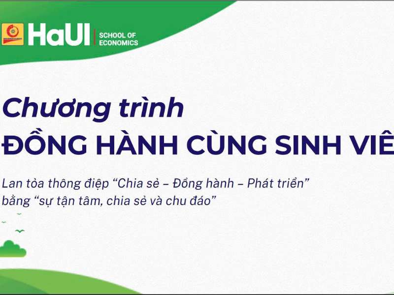 Thư mời đồng hành "Chương trình đồng hành cùng sinh viên"