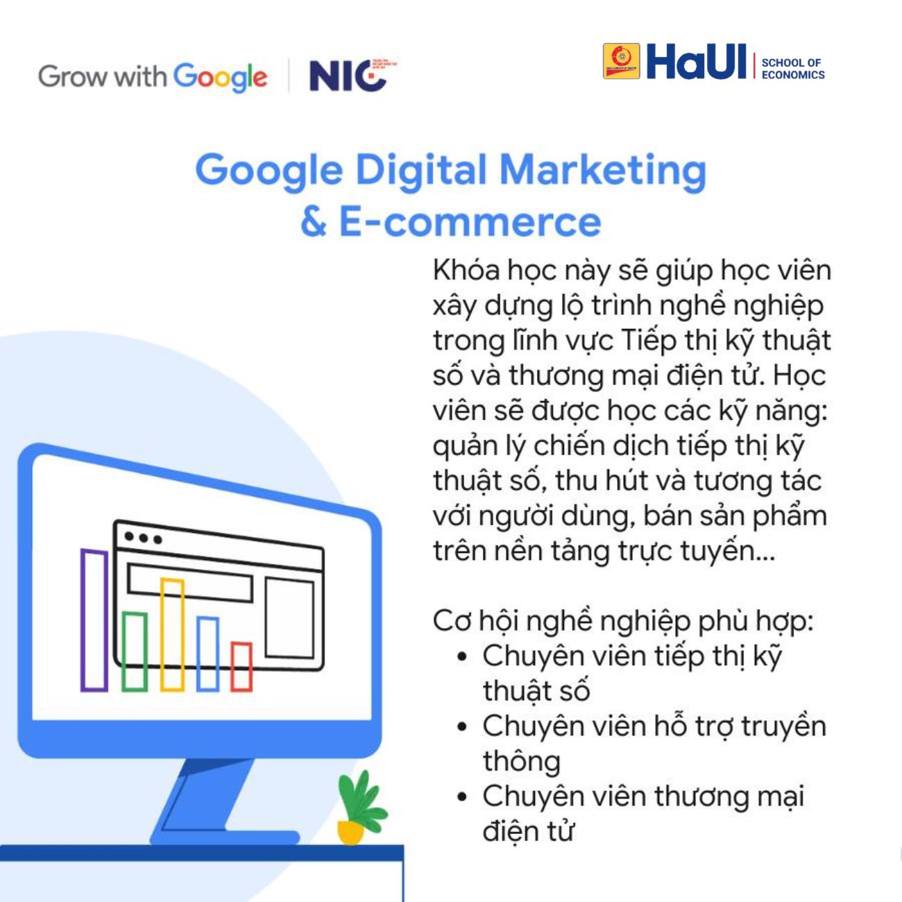 Thông báo: Về việc đăng ký tham gia Học bổng Google Career Certificates năm 2025