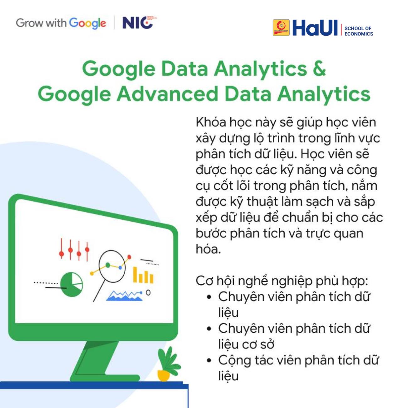 Thông báo: Về việc đăng ký tham gia Học bổng Google Career Certificates năm 2025