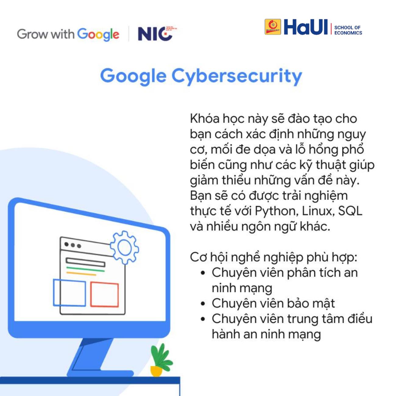 Thông báo: Về việc đăng ký tham gia Học bổng Google Career Certificates năm 2025