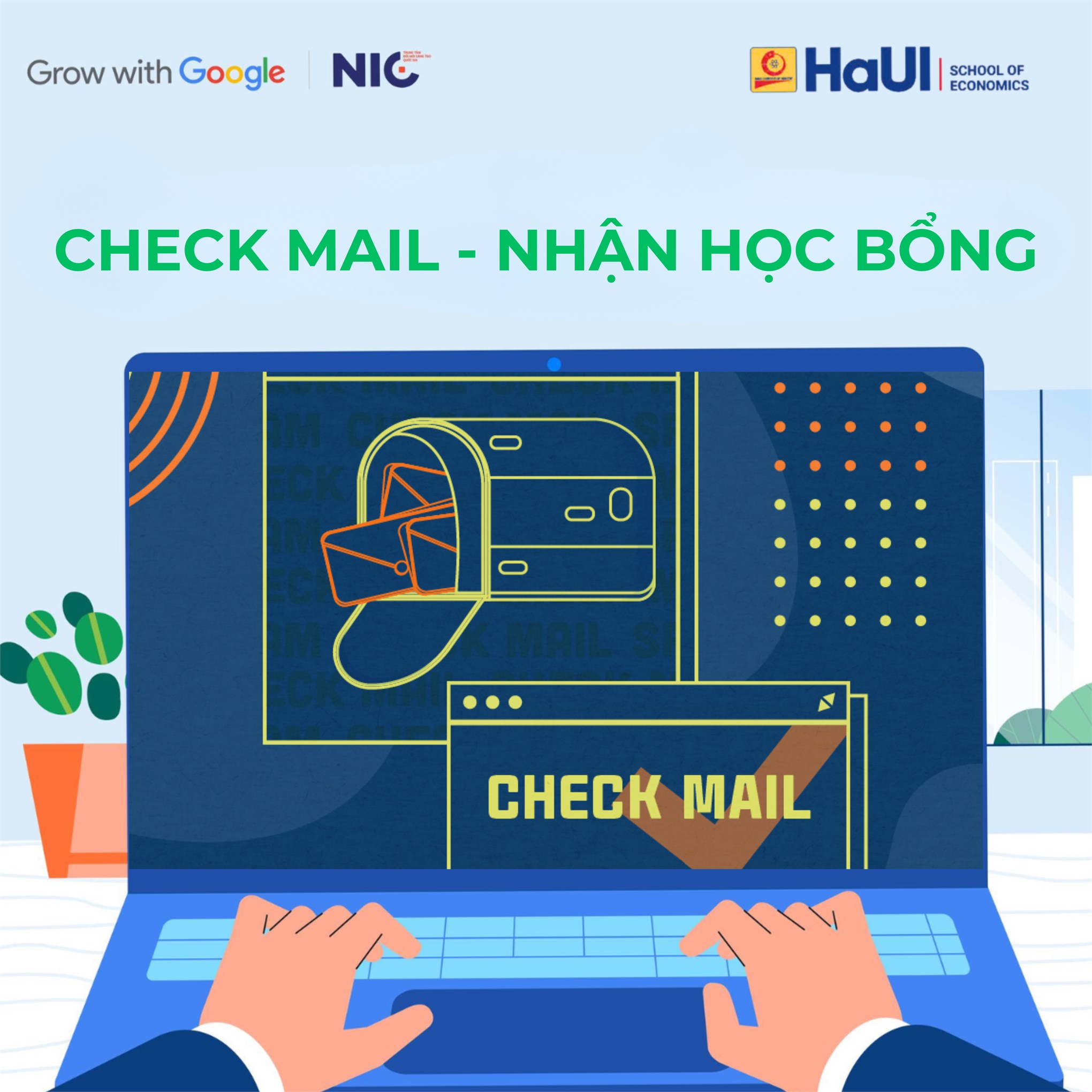 Check Email kích hoạt nhận học bổng GOOGLE CAREER CERTIFICATES 2025