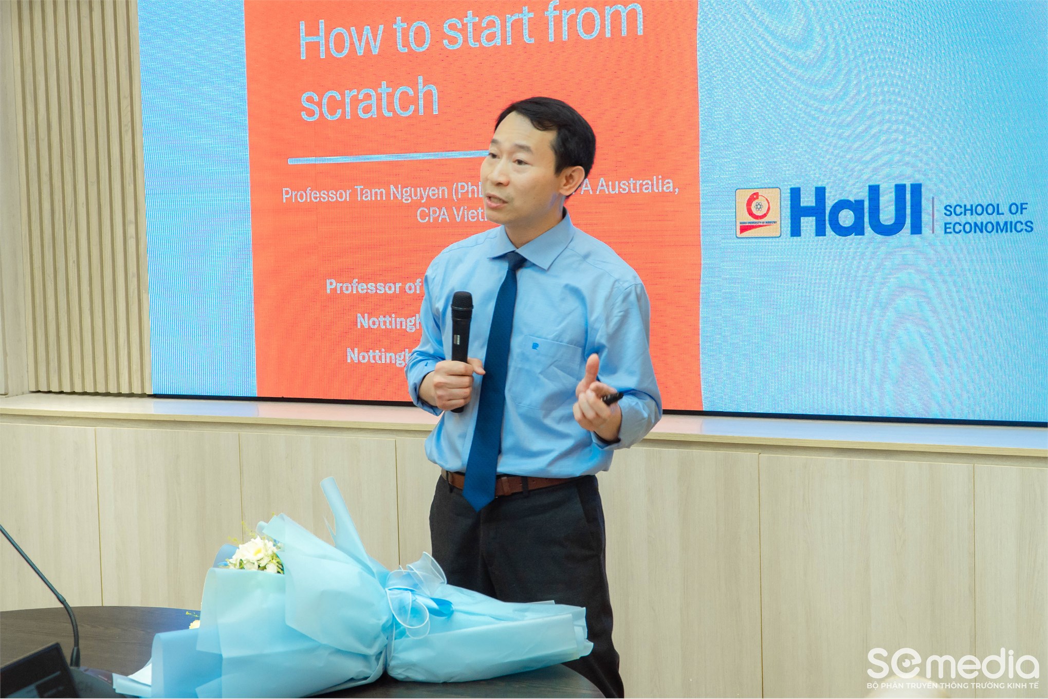 Trường Kinh tế tổ chức tọa đàm “Kinh nghiệm thực hiện nghiên cứu hiệu quả cho nghiên cứu sinh khối ngành kinh tế”
