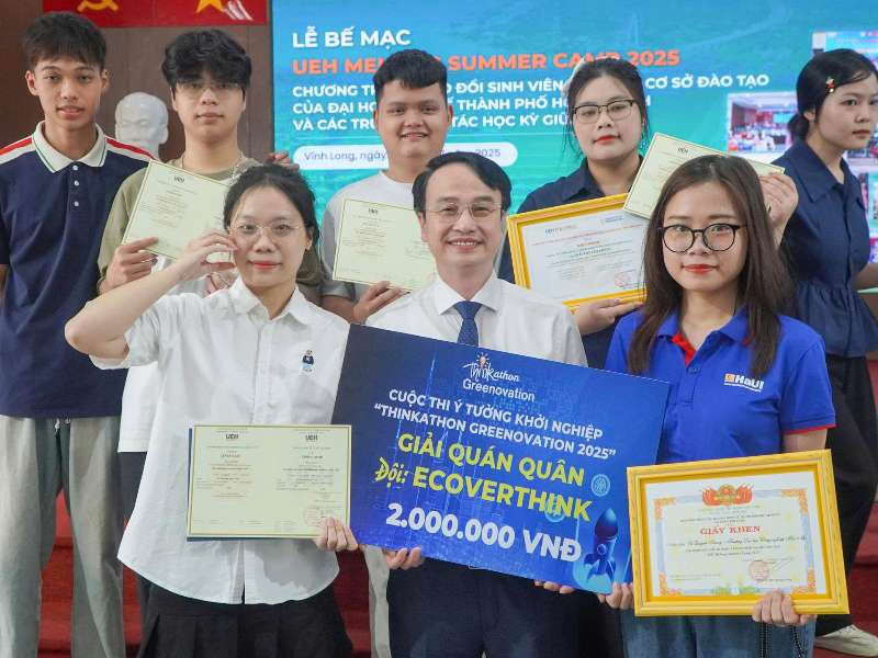 Sinh viên Trường Kinh tế - Trường Đại học Công nghiệp Hà Nội kết thúc tốt đẹp chương trình “UEH Mekong Summer Camp 2025” – Chương trình trao đổi sinh viên của UEH