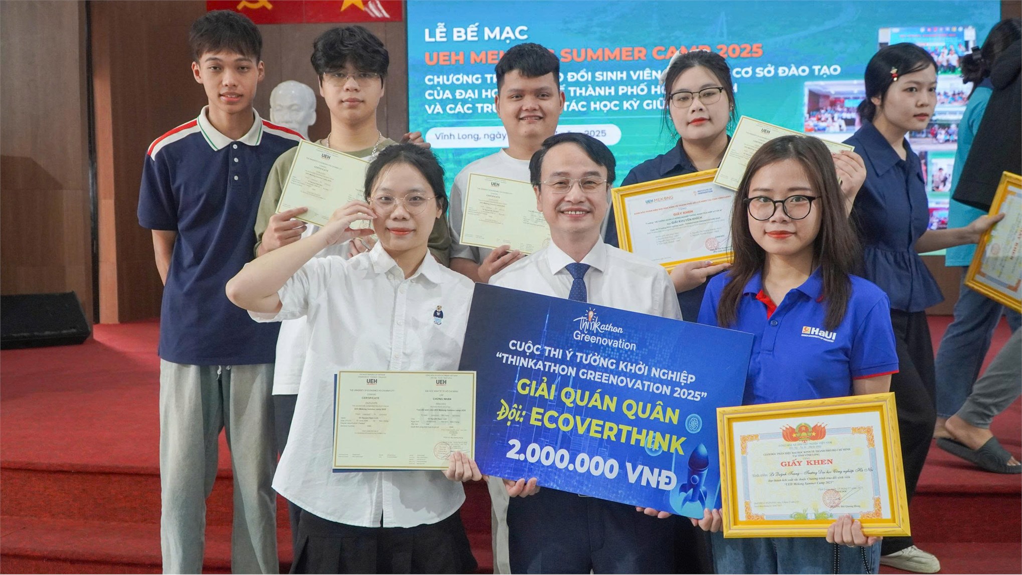Sinh viên Trường Kinh tế - Trường Đại học Công nghiệp Hà Nội kết thúc tốt đẹp chương trình “UEH Mekong Summer Camp 2025” – Chương trình trao đổi sinh viên của UEH