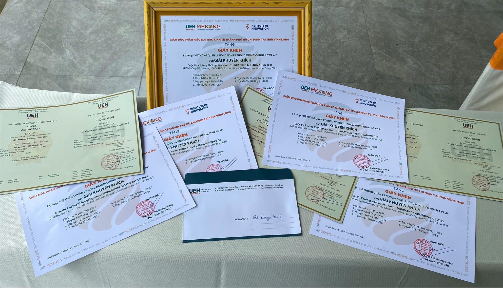 Sinh viên Trường Kinh tế - Trường Đại học Công nghiệp Hà Nội kết thúc tốt đẹp chương trình “UEH Mekong Summer Camp 2025” – Chương trình trao đổi sinh viên của UEH