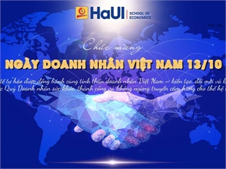 Trường Kinh tế chúc mừng Ngày Doanh nhân Việt Nam 13/10