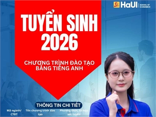 04 Chương trình đào tạo bằng Tiếng Anh tại Trường Kinh tế - Đại học Công nghiệp Hà Nội