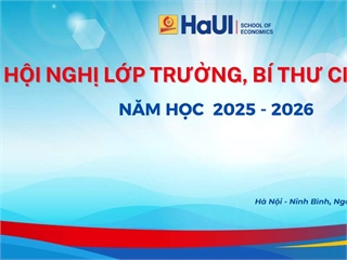 Tổ chức Hội nghị lớp trưởng, bí thư chi đoàn năm học 2025 – 2026