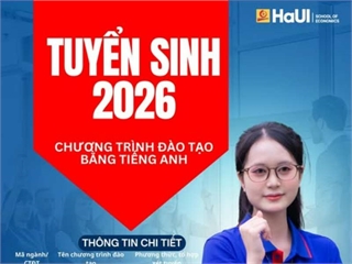 04 Chương trình đào tạo bằng Tiếng Anh tại Trường Kinh tế - Đại học Công nghiệp Hà Nội