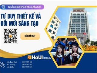 THÔNG BÁO TUYỂN SINH: LỚP BỒI DƯỠNG TƯ DUY THIẾT KẾ VÀ ĐỔI MỚI SÁNG TẠO