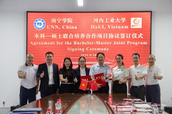Tăng cường Hợp tác Giáo dục ASEAN – TRUNG QUỐC: Đoàn đại biểu Trường Kinh tế, Trường Đại học Công nghiệp Hà Nội đến thăm và làm việc tại Đại học Nam Ninh