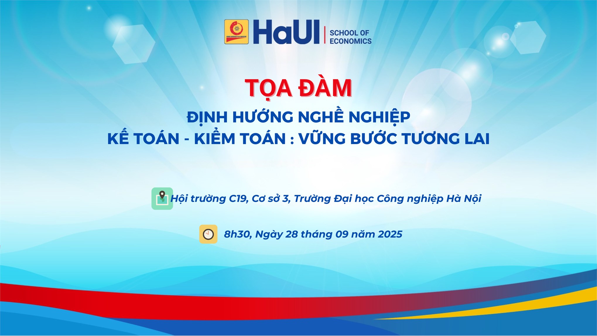 Tổ chức Tọa đàm “Định hướng nghề nghiệp Kế toán – Kiểm toán: Vững bước tương lai”