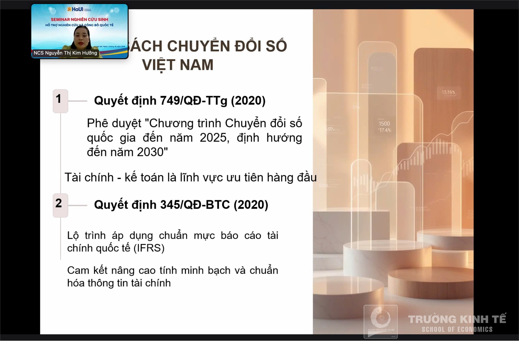 Seminar cho Nghiên cứu sinh: Hỗ trợ nghiên cứu và công bố quốc tế