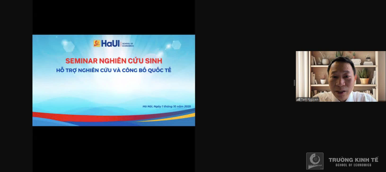 Seminar cho Nghiên cứu sinh: Hỗ trợ nghiên cứu và công bố quốc tế