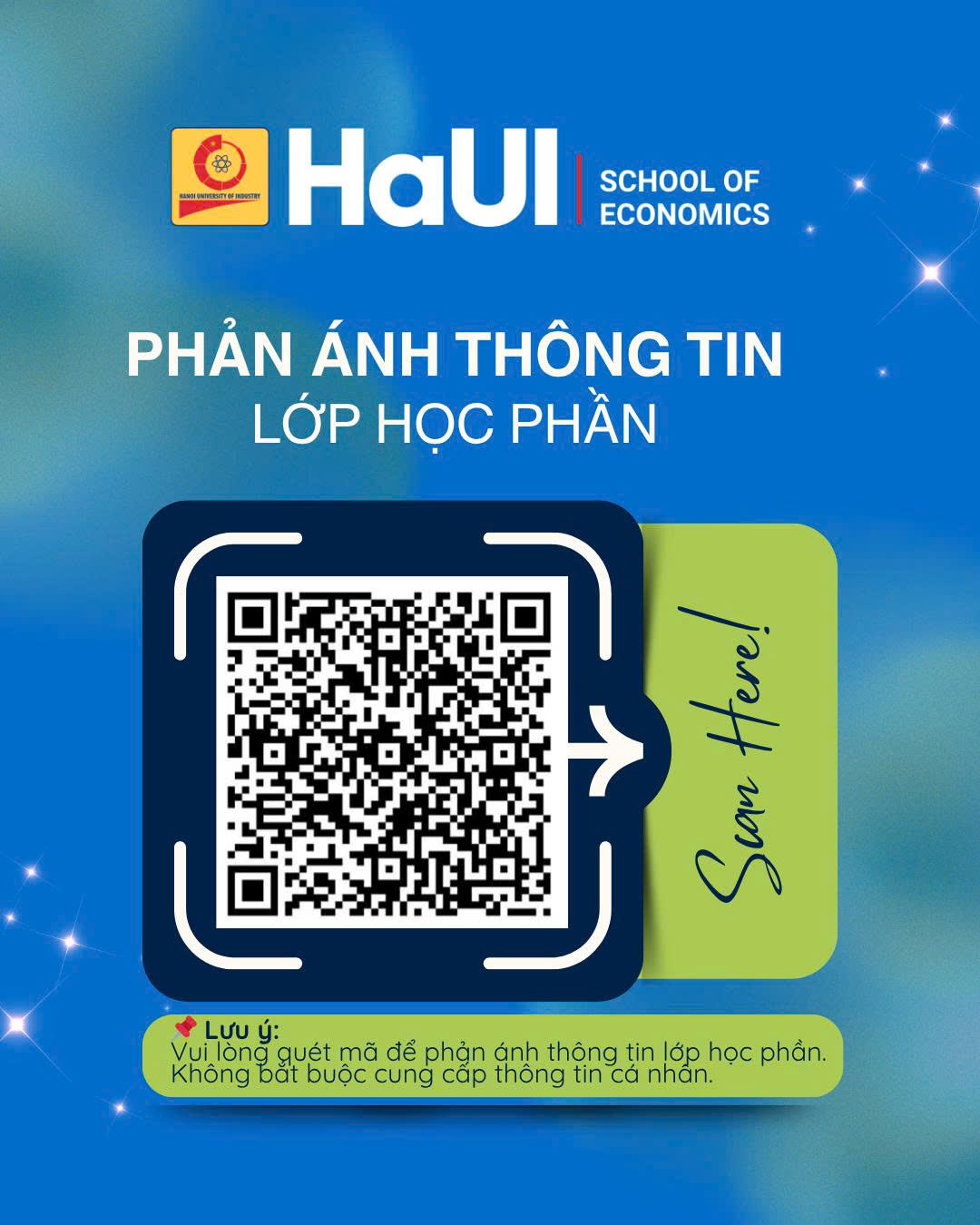 SE triển khai “QR code phản ánh thông tin lớp học phần & QR code danh sách thầy/cô tư vấn tâm lý” – Chung tay xây dựng Giảng đường hạnh phúc