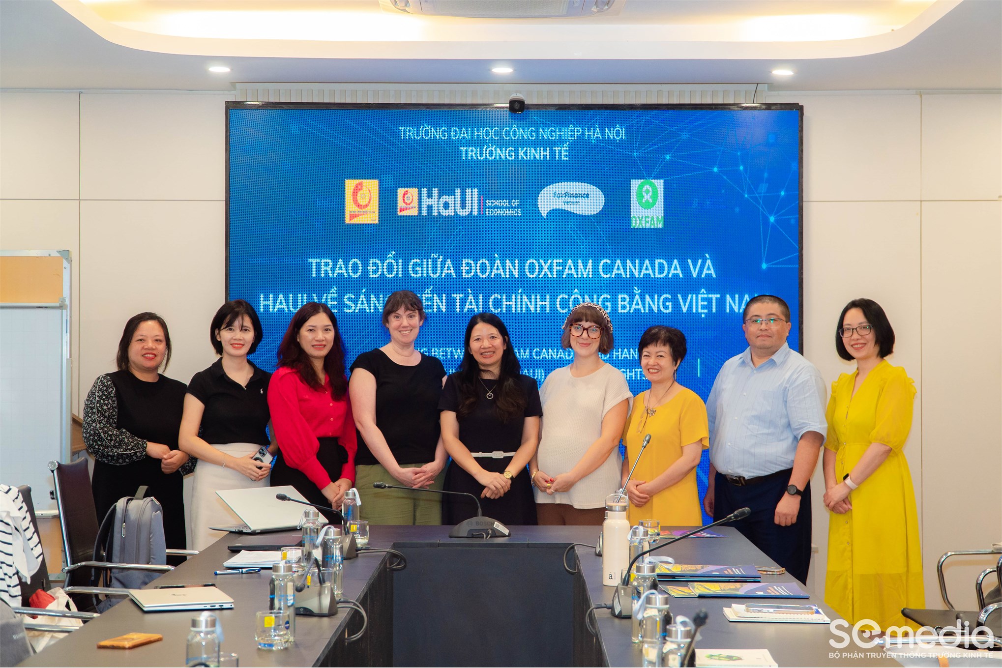 Trường Kinh tế, Trường Đại học Công nghiệp Hà Nội đón tiếp đoàn cán bộ Tổ chức Tài chính công bằng Châu Á (Fair Finance Asia - FFA)