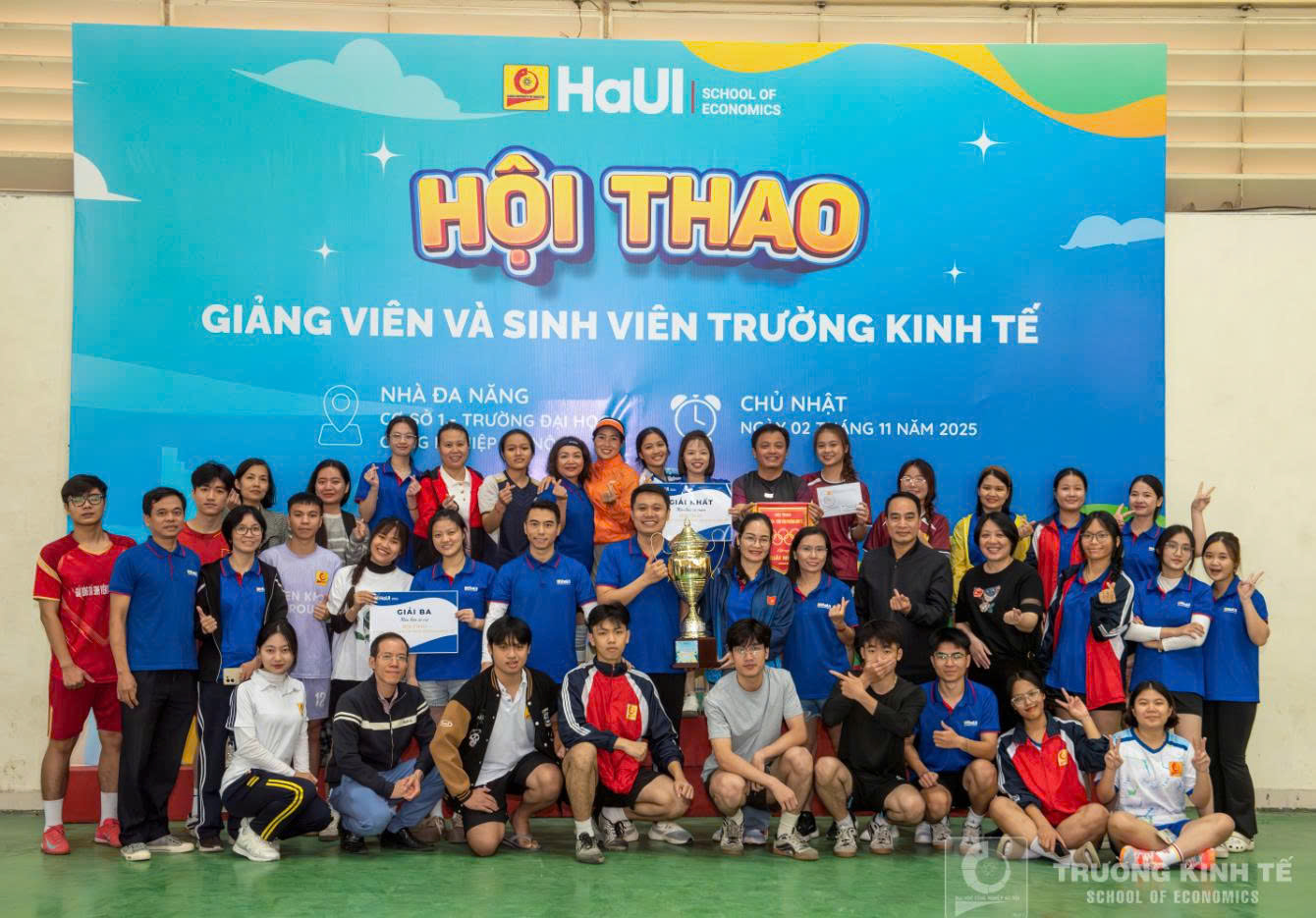 Hội thao “Giảng viên và Sinh viên Trường Kinh tế 2025” – lan tỏa tinh thần thể thao, gắn kết và sẻ chia