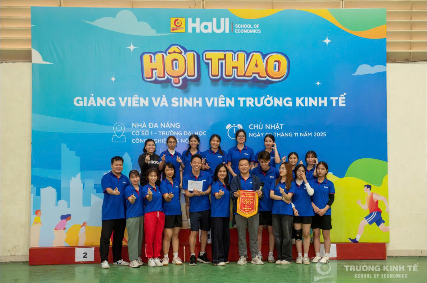 Hội thao “Giảng viên và Sinh viên Trường Kinh tế 2025” – lan tỏa tinh thần thể thao, gắn kết và sẻ chia